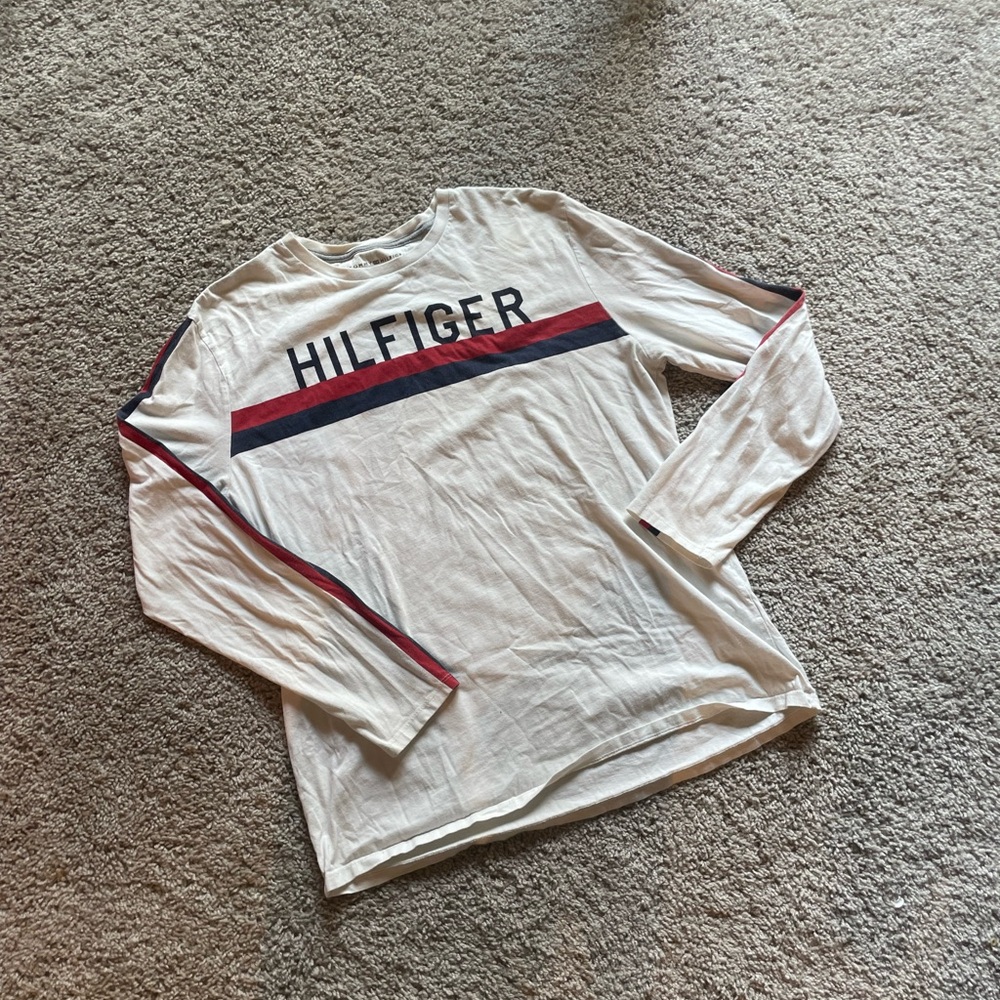 Tommy Hilfiger logo long sleeve shirt